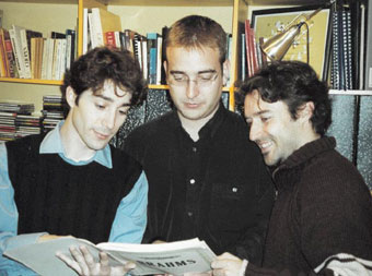 Joan Orpella, José Mor i Daniel Ligorio